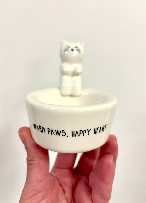 Cat tealight holder