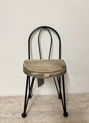 Chair plant stand