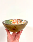Citrus serving bowl white