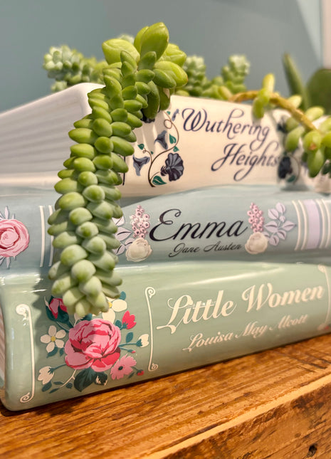 Stacked Book Planter Emma