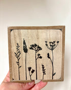 Wooden coaster set in holder