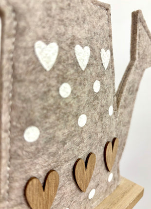 Felt watering can
