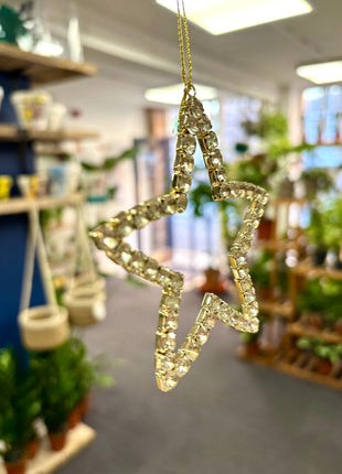 Metal and glass star