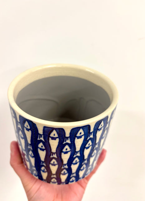 Fish plant pot small
