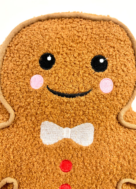 Gingerbread man cushion