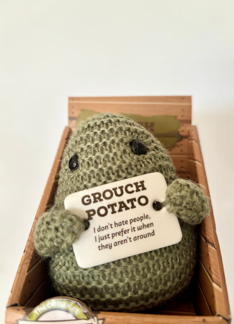 Potato positive grouch doll