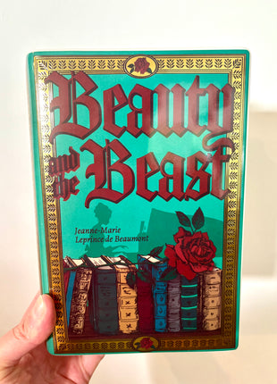 Beauty and the Beast book vase