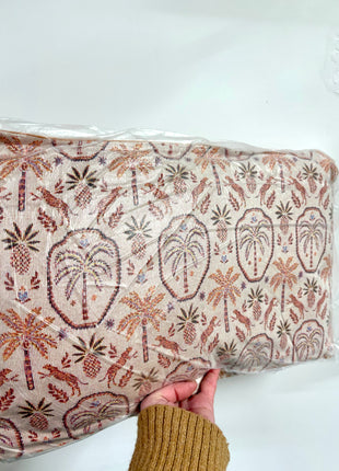 Palm tree cushion - orange