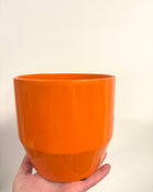 Bright orange pot