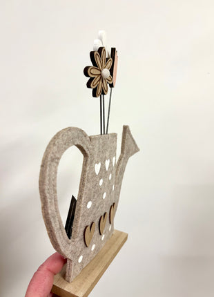 Felt watering can