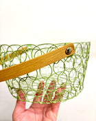 Pastel metal baskets