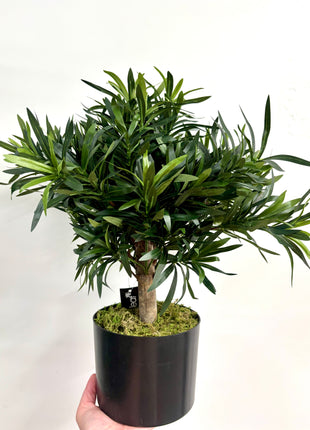 Faux tree potted
