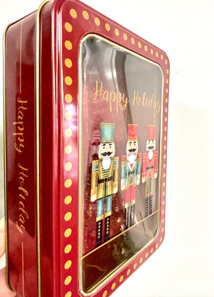 Nutcracker storage tin
