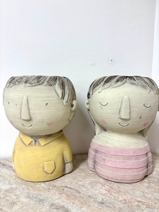 Girl & Boy Pots