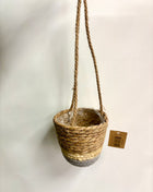 Hanging basket blue large