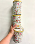 Tulip tins x3