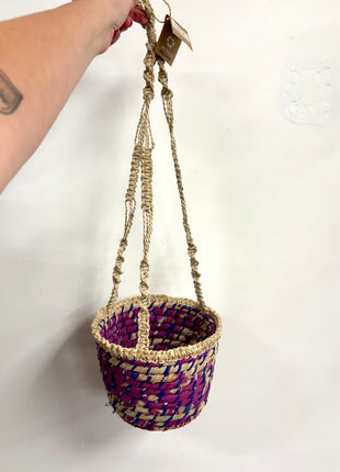 Hanging basket Purple colours