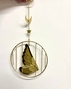 Green fairy wing decoration