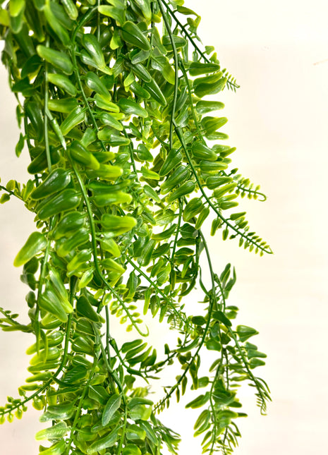 Faux trailing fern like stems