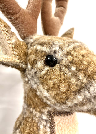 Gold checked Reindeer