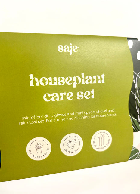 Sage houseplant care set - green