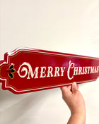 Merry Christmas sign
