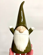 Green Santa figure
