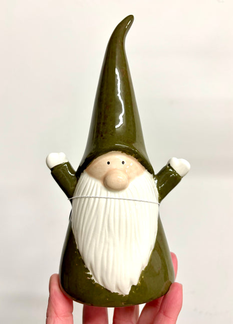 Green Santa figure
