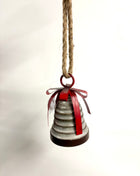 Metal bell with rope hanger