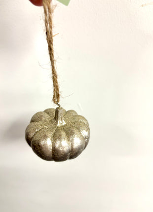 Mini hanging pumpkins