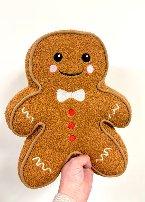 Gingerbread man cushion