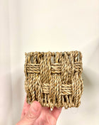 Braided basket pot
