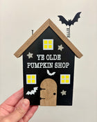 Wooden pumpkin shop