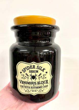 Spider silk wax/oil burner