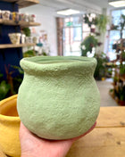 Rustic pot Green