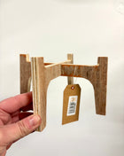 Wooden slot-together stand small