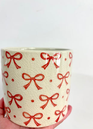 Bow plant pot small