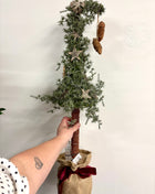 Light up tree in hessian bag