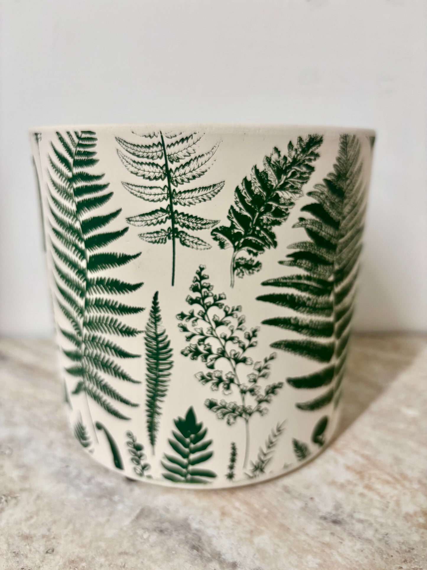 Green leaf pot small