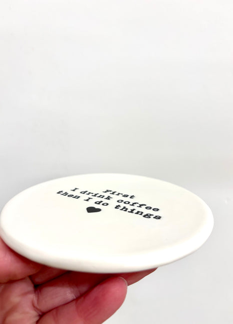 Coaster - drink coffee
