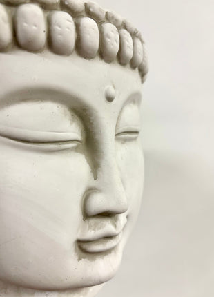 Buddha head planter