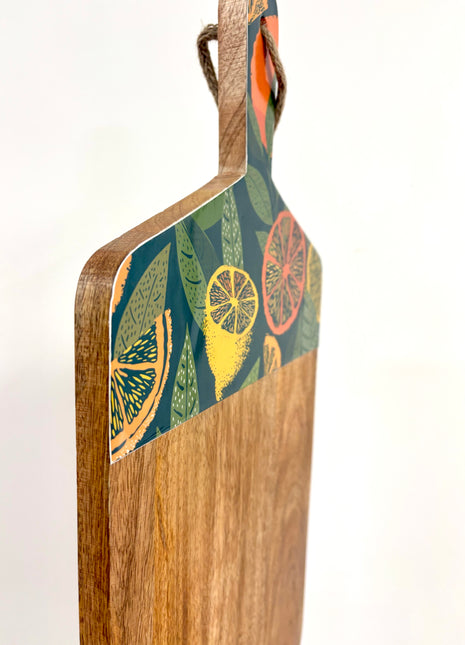 Citrus chopping board dark