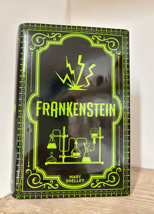 Frankenstein book vase/planter