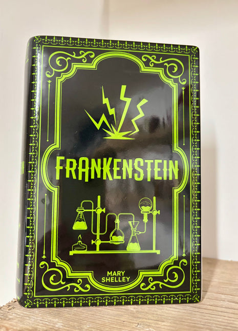 Frankenstein book vase/planter