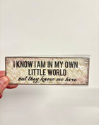 Metal magnet sign