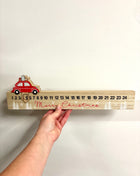 Merry Christmas advent - slider with car