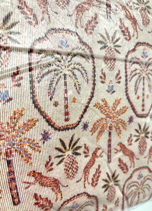 Palm tree cushion - orange