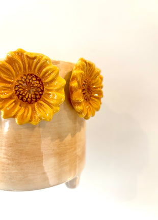 Sunflower pot 12cm