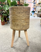 Rattan effect planter