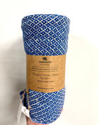 Blue throw